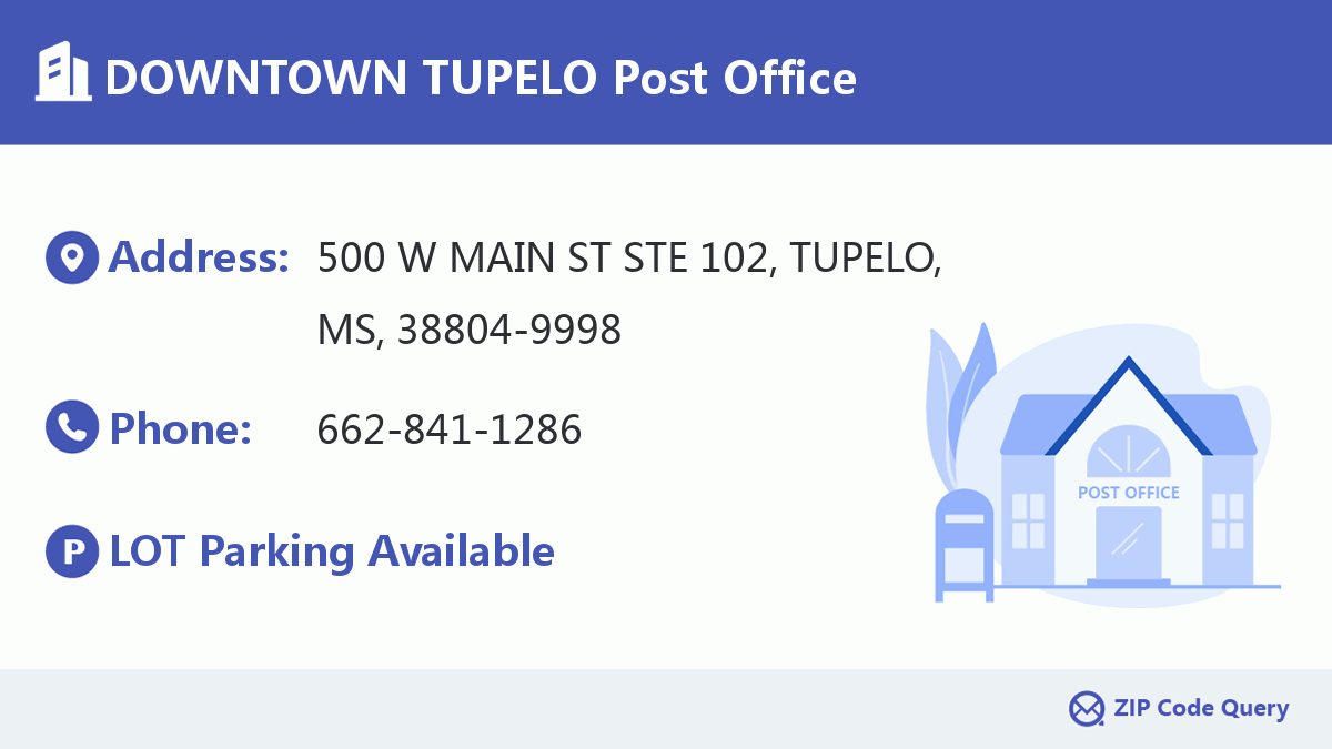 Post Office:DOWNTOWN TUPELO