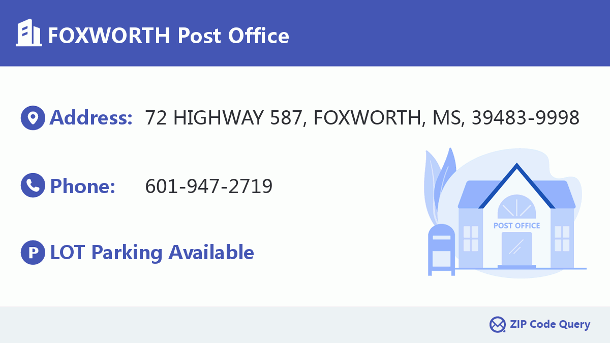 Post Office:FOXWORTH