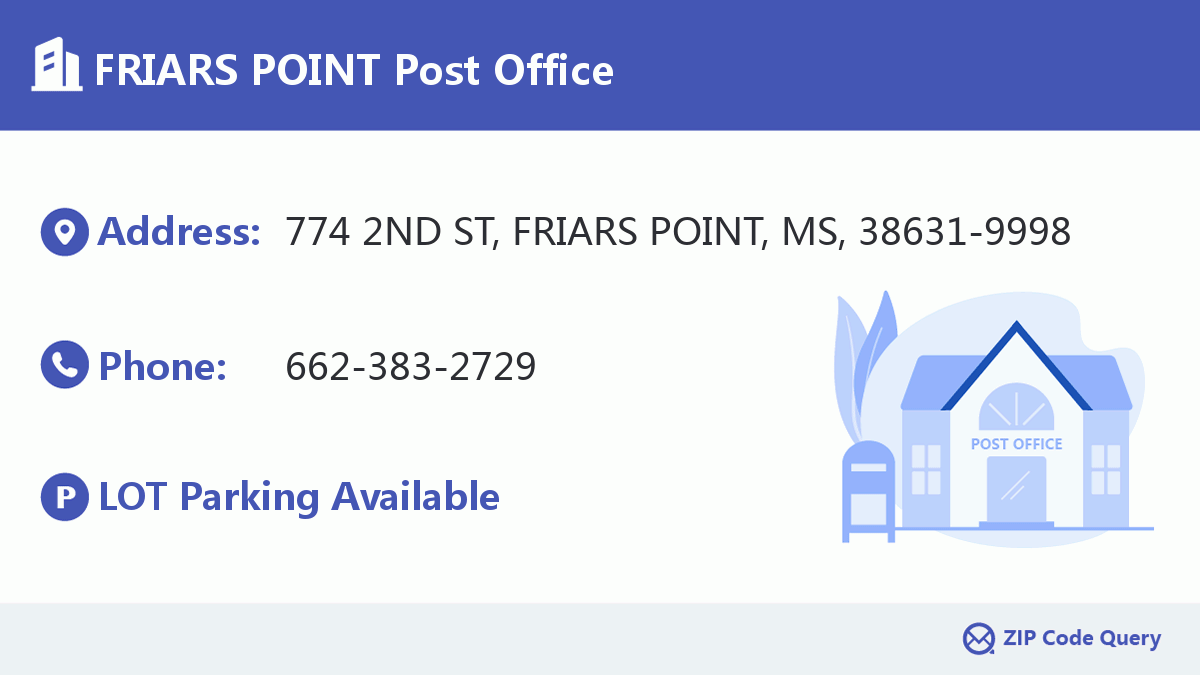 Post Office:FRIARS POINT