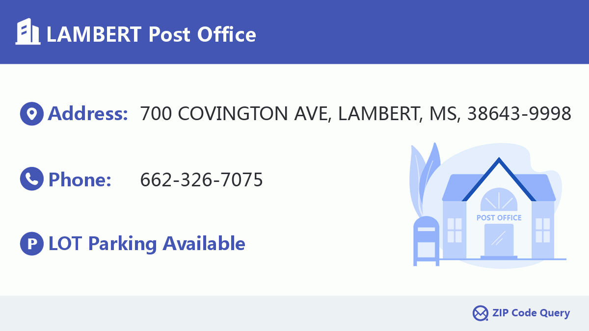 Post Office:LAMBERT