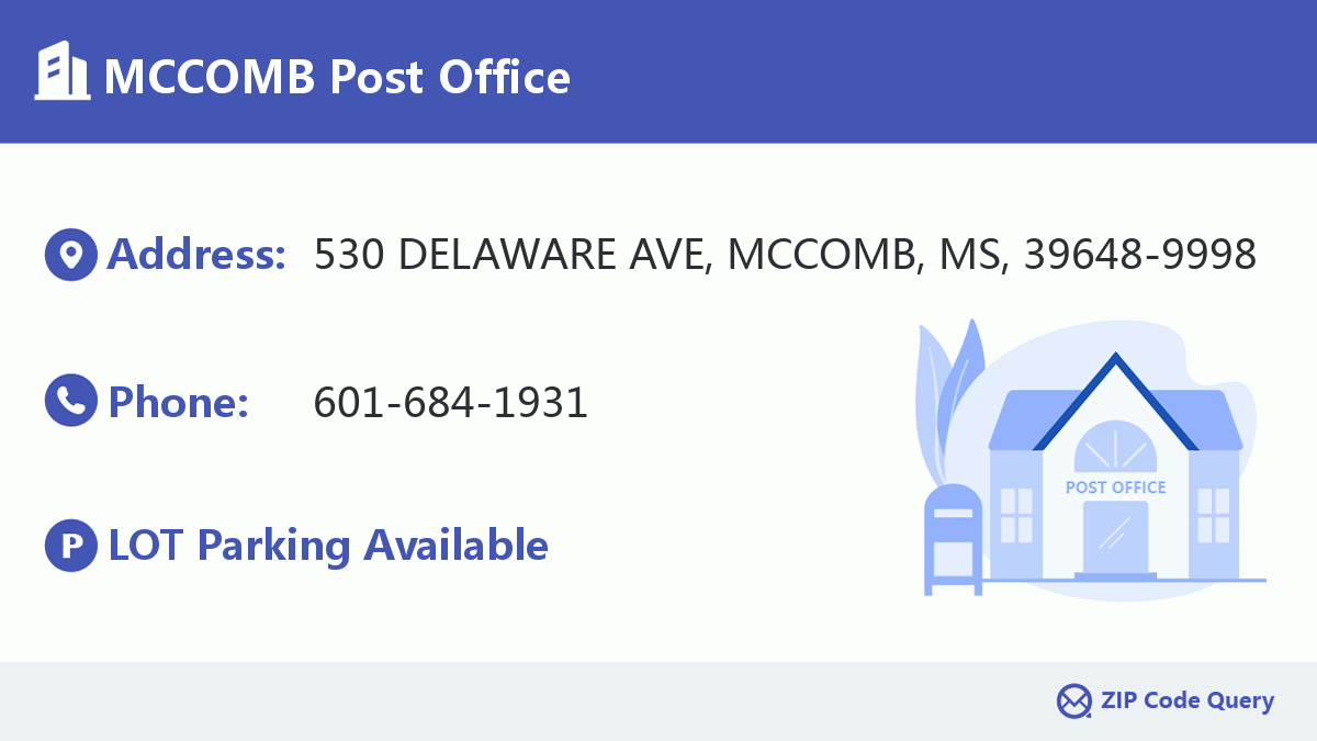 Post Office:MCCOMB