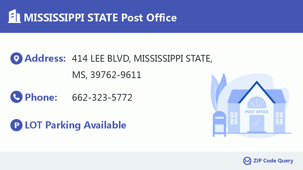 Post Office:MISSISSIPPI STATE