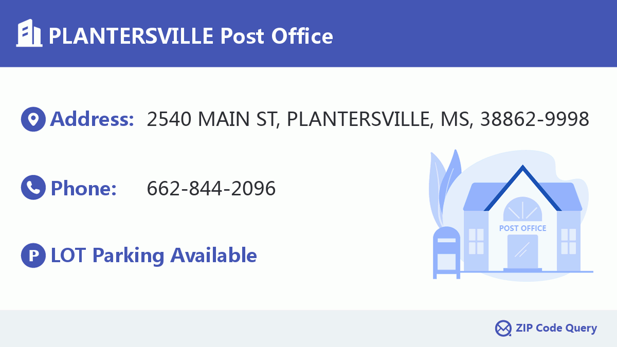 Post Office:PLANTERSVILLE