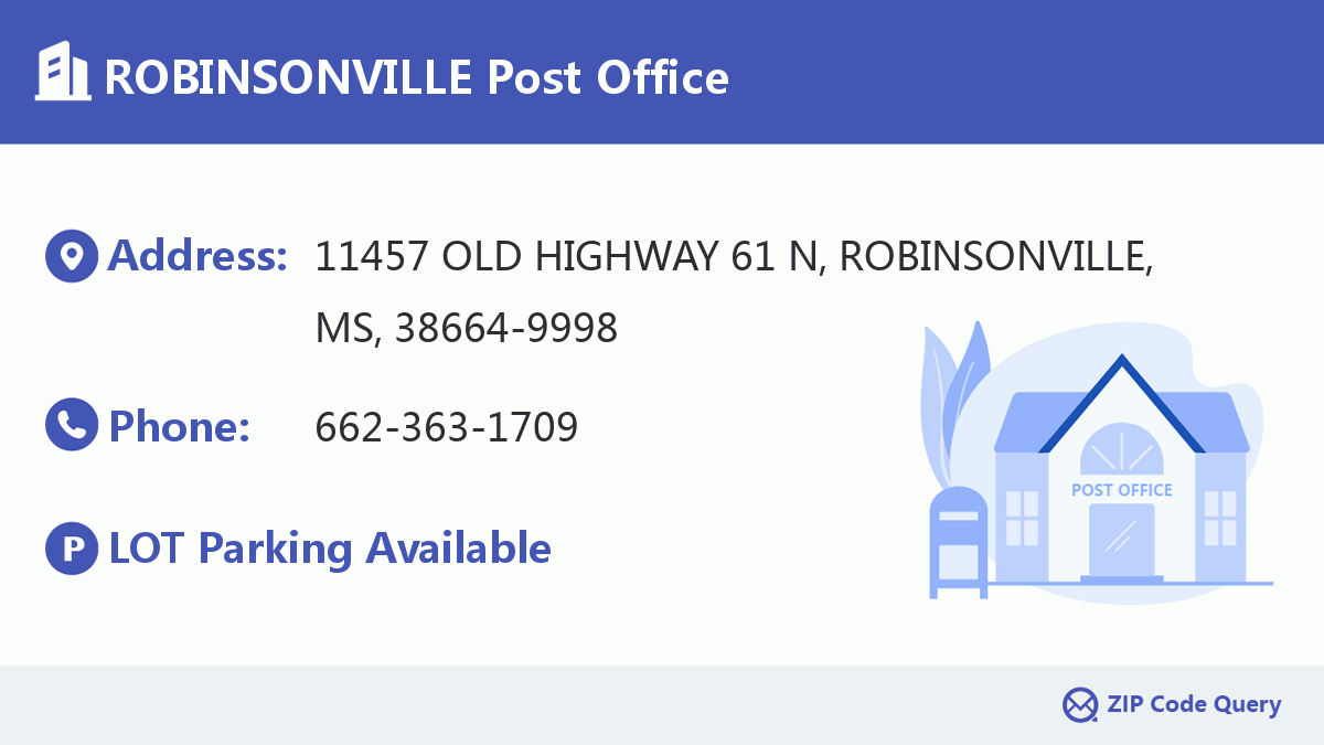 Post Office:ROBINSONVILLE