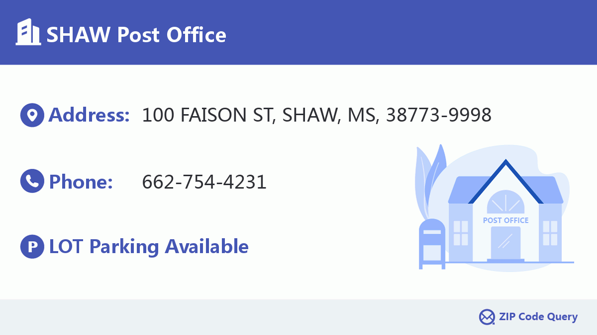 Post Office:SHAW