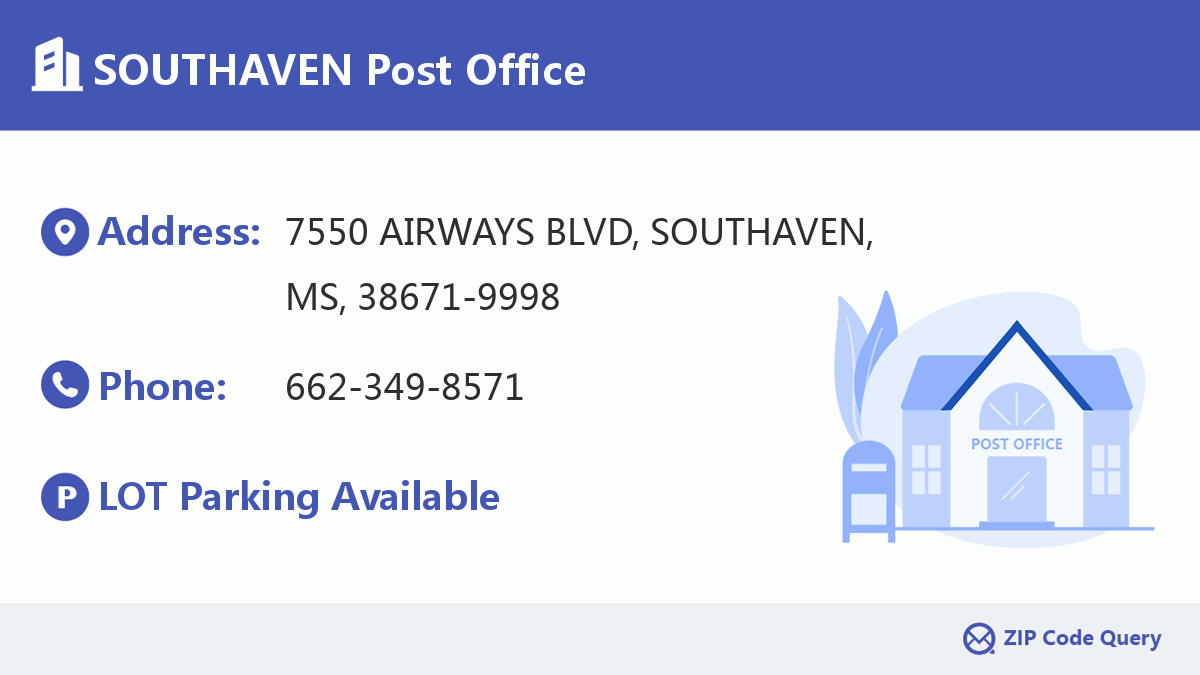 Post Office:SOUTHAVEN