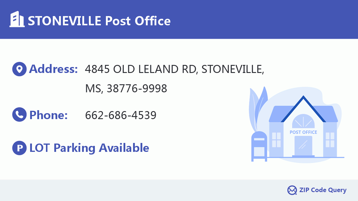 Post Office:STONEVILLE