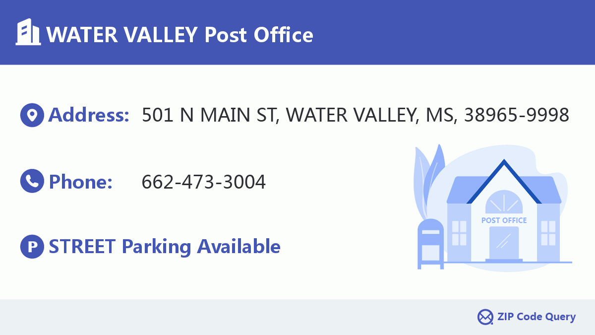 Post Office:WATER VALLEY