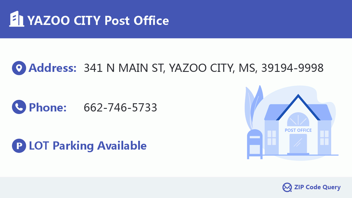 Post Office:YAZOO CITY